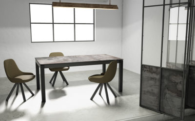 Table extensible Dekton