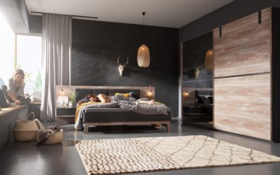 Armoire portes coulissantes avec miroir