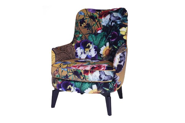 Fauteuil coloré Flora Sourice