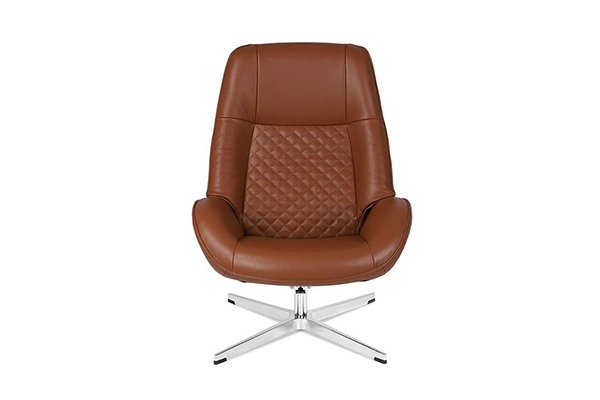 Fauteuil de bureau Cuire marron