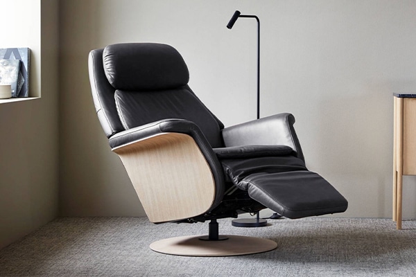 Stressless Fauteuil relax Bois Cuire