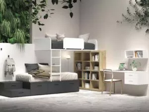 Ambiente 22, chambre modulable WOW de chez Arasanz