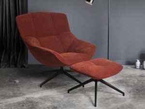 fauteuil lounge ottoman kebe
