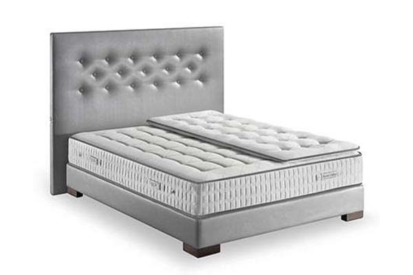 sur matelas impérial naturel soie confortable Treca