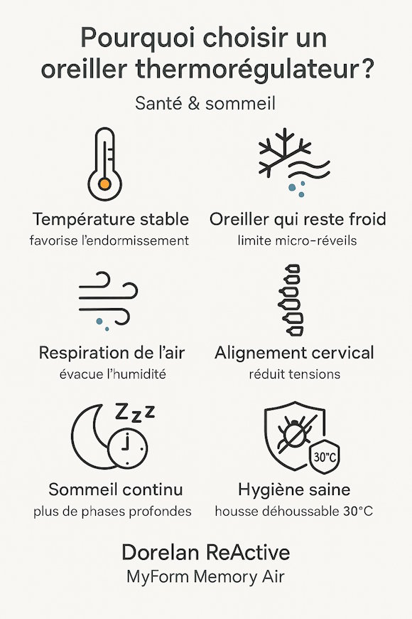 Oreiller ReActive MyForm Memory Air