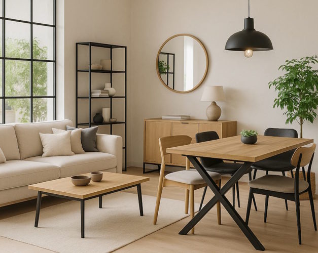 mélanger scandinave et industriel