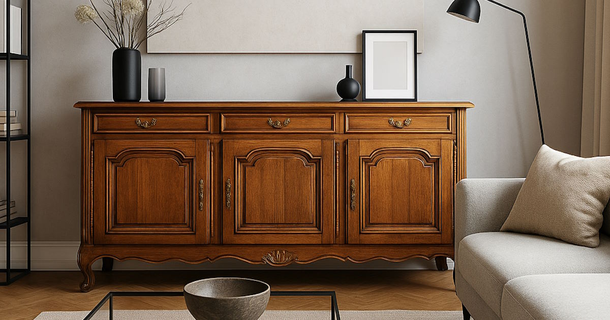 meubler autour d'une enfilade