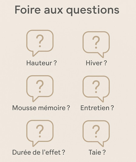 fraîcheur d'oreiller FAQ