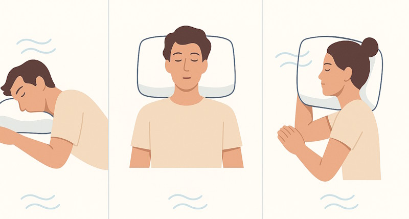 positions morphologies et température
