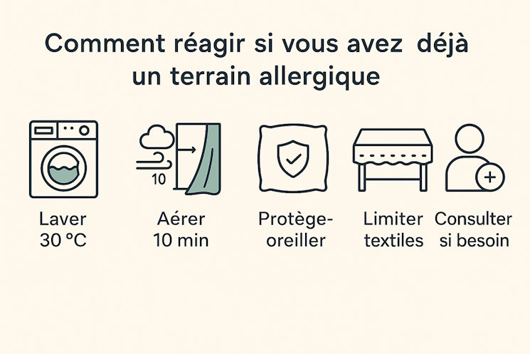 réagir quand on est allergique