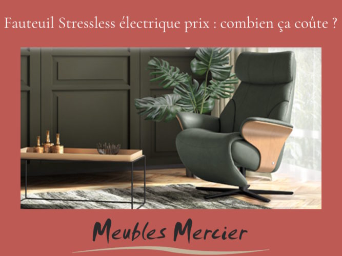 fauteuil stressless electrique prix