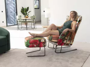 Fauteuil ottoman Fama