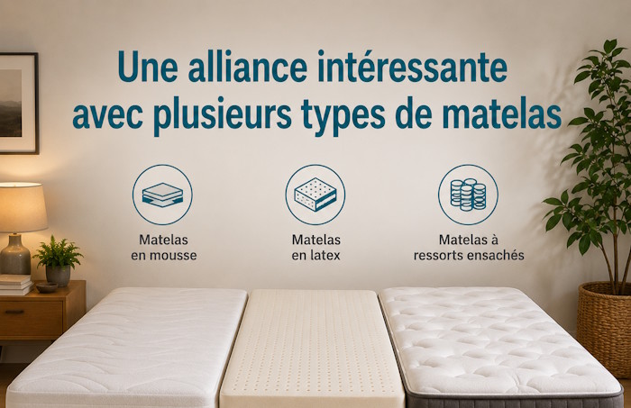alliance plusieurs types de matelas