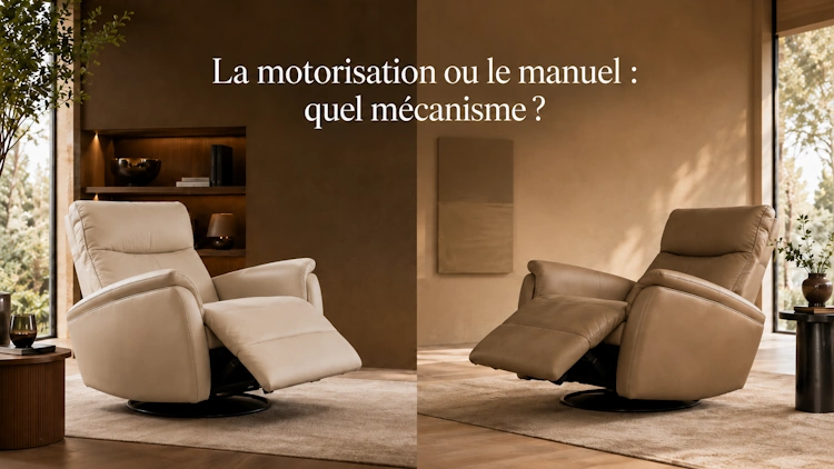 fauteuil mécanisme motorisé ou manuel